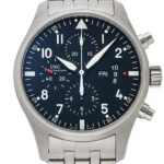 IWC パイロットウォッチ クロノグラフ ブラック 中古 (IWC Pilot's Watch Chronograph)/ Ref.IW377704 メンズ