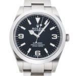 ロレックス エクスプローラーⅠ ブラック 中古 (ROLEX ExplorerⅠ)/ Ref.214270 メンズ