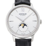 モンブラン マイスターシュテック ヘリテイジ ムーンフェイズ シルバー 新品 (Montblanc Meisterstuck Heritage Moonphase)/ Ref.110699 メンズ