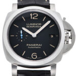 パネライ ルミノール1950 3デイズ アッチャイオ ブラック 新品 (PANERAI Luminor1950 3Days Acciaio)/ Ref.PAM01392 メンズ