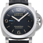 パネライ ルミノールマリーナ1950 3デイズ アッチャイオ ブラック 未使用品 (PANERAI Luminor Marina1950 3Days Acciaio)/ Ref.PAM01312 メンズ