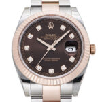 ロレックス デイトジャスト41 ブラウン(チョコ) 新品 (ROLEX Datejust41)/ Ref.126331G メンズ