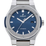 ウブロ クラシック フュージョン ブルー チタニウム ブルー 新品 (HUBLOT Classic Fusion Blue Titanium)/ Ref.548.NX.7170.NX メンズ