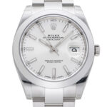 ロレックス デイトジャスト41 シルバー 新品 (ROLEX Datejust41)/ Ref.126300 メンズ