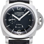 パネライ ルミノール1950 8デイズ GMT ブラック 新品 (PANERAI Luminor1950 8Days GMT)/ Ref.PAM00233 メンズ