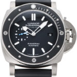 パネライ ルミノール1950 サブマーシブル 3デイズ アマグネティック チタニオ ブラック 未使用品 (PANERAI Luminor Submersible1950 Amagnetec 3Days Titanio)/ Ref.PAM01389 メンズ