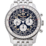 ブライトリング コスモノート ブラック/シルバー 中古 (BREITLING Cosmonaute)/ Ref.A122B13PA メンズ