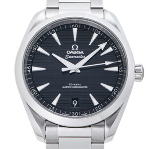 オメガ シーマスター アクアテラ 150m コーアクシャル マスタークロノメーター ブラック 新品 (OMEGA Seamaster Aqua Terra 150m Co-Axial Master Chronometer)/ Ref.220.10.41.21.01.001 メンズ