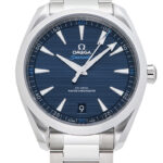 オメガ シーマスター アクアテラ 150m コーアクシャル マスタークロノメーター ブルー 新品 (OMEGA Seamaster Aqua Terra 150m Co-Axial Master Chronometer)/ Ref.220.10.41.21.03.001 メンズ