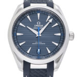 オメガ シーマスター アクアテラ 150m コーアクシャル マスタークロノメーター ブルー 新品 (OMEGA Seamaster Aqua Terra 150m Co-Axial Master Chronometer)/ Ref.220.12.41.21.03.002 メンズ