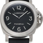パネライ ルミノール ベース ブラック 中古 (PANERAI Luminor Base)/ Ref.PAM00176 メンズ