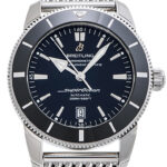 ブライトリング スーパーオーシャン ヘリテージⅡ 46 ブラック 新品 (BREITLING Super Ocean HeritageⅡ 46)/ Ref.AB2020121B1A1(A202B-1OCA) メンズ