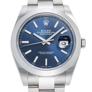ロレックス デイトジャスト41 ブルー 未使用品 (ROLEX Datejust41)/ Ref.126300 メンズ