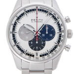 ゼニス エル・プリメロ 36000VPH シルバー/ブルー/グレー 新品 (ZENITH El Primero 36000VPH)/ Ref.03.2040.400/69.M2040 メンズ