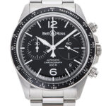 ベル&ロス BRV2-94 ブラック スティール ブラック 新品 (Bell&Ross BRV2-94 Black Steel)/ Ref.BRV294-BL-ST/SST メンズ