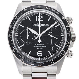 ベル＆ロス BRV2-94 ブラック スティール ブラック 新品 (Bell&Ross BRV2-94 Black Steel)/ Ref.BRV294-BL-ST/SST メンズ