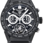タグ・ホイヤー カレラ キャリバー ホイヤー02T トゥールビヨン ブラック/グレー 新品 (TAG Heuer Carrera Calibre HEUER02T Tourbillon)/ Ref.CAR5A8W.FT6071 メンズ