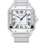 カルティエ サントス ドゥ カルティエ MM シルバー 新品 (CARTIER Santos De Cartier MM)/ Ref.WSSA0010 メンズ