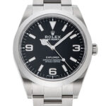 ロレックス エクスプローラーⅠ ブラック 中古 (ROLEX ExplorerⅠ)/ Ref.214270 メンズ
