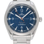 オメガ シーマスター レイルマスター コーアクシャル マスタークロノメーター ブルー 新品 (OMEGA Seamaster Railmaster Co-Axial Master Chronometer)/ Ref.220.10.40.20.03.001 メンズ