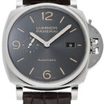 パネライ ルミノール ドゥエ 3デイズ アッチャイオ グレー（アンスラサイト） 新品 (PANERAI Luminor Due 3Days Acciaio)/ Ref.PAM00943 メンズ