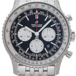 ブライトリング ナビタイマー1 B01 クロノグラフ 46 ブラック/シルバー 新品 (BREITLING Navitimer1 B01 Chronograph 46)/ Ref.AB0127211B1A1(A017B-1NP) メンズ