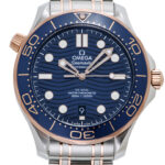 オメガ シーマスター300M コーアクシャル マスタークロノメーター ブルー 新品 (OMEGA Seamaster 300M Co-Axial Master Chronometer)/ Ref.210.20.42.20.03.002 メンズ