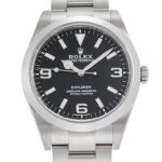 ロレックス エクスプローラーⅠ ブラック 新品 (ROLEX ExplorerⅠ)/ Ref.214270 メンズ