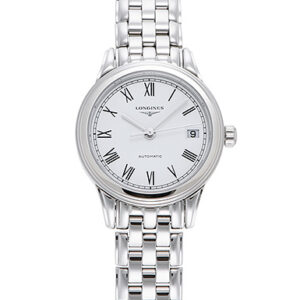 ロンジン フラッグシップ ホワイト 新品 (LONGINES Flagship)/ Ref.L4.274.4.11.6 レディース