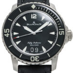 ブランパン フィフティ ファゾムス ラージ デイト ブラック 新品 (BLANCPAIN Fifty Fathoms Large Date)/ Ref.5050-12B30-B52A メンズ