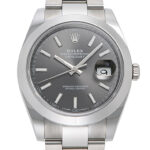 ロレックス デイトジャスト41 グレー 未使用品 (ROLEX Datejust41)/ Ref.126300 メンズ