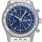 ブライトリング ナビタイマー1 クロノグラフ GMT46 ブルー 新品 (BREITLING Navitimer1 Chronograph GMT46)/ Ref.A24322121C2A1(A242C-1NP) メンズ