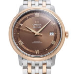 オメガ デ・ヴィル プレステージ コーアクシャル ブラウン 新品 (OMEGA De Ville Prestige Co-Axial)/ Ref.424.20.40.20.13.001 メンズ