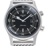 ロンジン レジェンドダイバー デイト ブラック 新品 (LONGINES Legend Diver Date)/ Ref.L3.774.4.50.6 メンズ