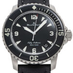 ブランパン フィフティ ファゾムス ブラック 新品 (BLANCPAIN Fifty Fathoms)/ Ref.5015-12B30-B52A メンズ