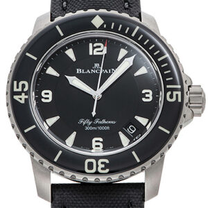 ブランパン フィフティ ファゾムス ブラック 新品 (BLANCPAIN Fifty Fathoms)/ Ref.5015-12B30-B52A メンズ