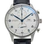 IWC ポルトギーゼ クロノグラフ シルバー 未使用品 (IWC Portuguese Chronograph)/ Ref.IW371605 メンズ