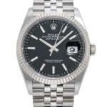 ロレックス デイトジャスト ブラック 中古 (ROLEX Datejust)/ Ref.126234 メンズ