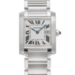 カルティエ タンクフランセーズ ホワイト 中古 (CARTIER Tank Francaise MM)/ Ref.W51011Q3 ボーイズ