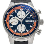 IWC アクアタイマー クストーダイバーズ クロノグラフ ネイビー/シルバー 中古 (IWC Aquatimer Cousteau Divers Chronograph)/ Ref.IW378101 メンズ