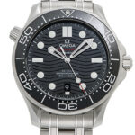 オメガ シーマスター ダイバー 300M コーアクシャル マスタークロノメーター ブラック 中古 (OMEGA Seamaster Diver 300M Co-Axial Master Chronometer)/ Ref.210.30.42.20.01.001 メンズ