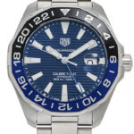 タグ・ホイヤー アクアレーサー キャリバー7 GMT ブルー 未使用品 (TAG Heuer Aquaracer Calibre7 GMT)/ Ref.WAY201T.BA0927 メンズ