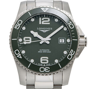 ロンジン ハイドロ コンクエスト グリーン 新品 (LONGINES Hydro Conquest)/ Ref.L3.781.4.06.6 メンズ