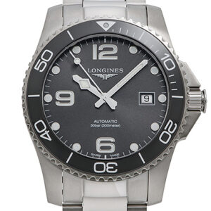 ロンジン ハイドロ コンクエスト グレー 新品 (LONGINES Hydro Conquest)/ Ref.L3.781.4.76.6 メンズ