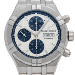 モーリス・ラクロア アイコン クロノグラフ オートマティック シルバー/ブルー 新品 (MAURICE LACROIX Aikon Chronograph Automatic)/ Ref.AI6038-SS002-131-1 メンズ