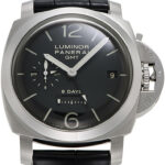 パネライ ルミノール1950 8デイズ GMT ブラック 中古 (PANERAI Luminor1950 8Days GMT)/ Ref.PAM00233 メンズ
