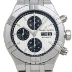 モーリス・ラクロア アイコン クロノグラフ オートマティック シルバー/ブラック 新品 (MAURICE LACROIX Aikon Chronograph Automatic)/ Ref.AI6038-SS002-132-1 メンズ