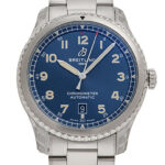 ブライトリング アビエーター8 オートマティック41 ブルー 新品 (BREITLING Aviator8 Automatic41)/ Ref.A17315101C1A1(A268C-1PSS) メンズ