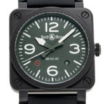 ベル&ロス BR03-92 ミリタリー タイプ グリーン(カーキ) 未使用品 (Bell&Ross BR03-92 Military Type)/ Ref.BR0392-MIL-CE/SRB メンズ