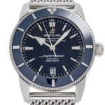 ブライトリング スーパーオーシャンヘリテージⅡ 42 ブラック 中古 (BREITLING Super Ocean HeritageⅡ 42)/ Ref.A201B02OCA メンズ